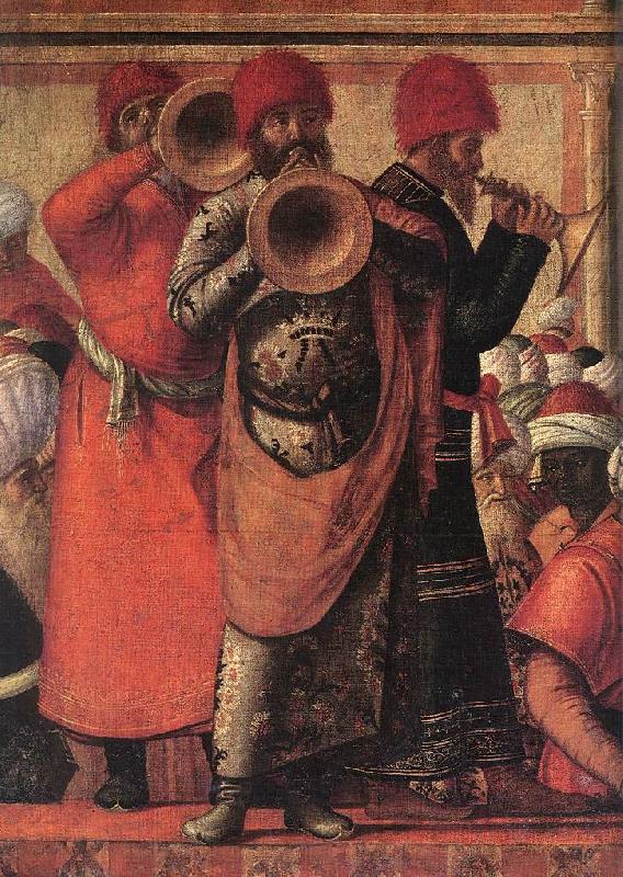 CARPACCIO, Vittore The Baptism of the Selenites (detail) ds oil painting image